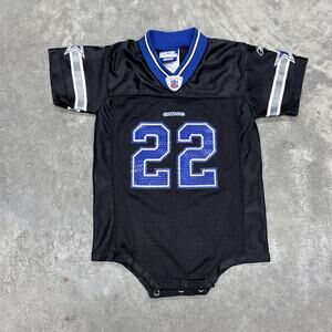 Vtg NFL Reebok 24 Month Old Baby Jersey Emmit Smith Dallas Cowboys Jersey #22